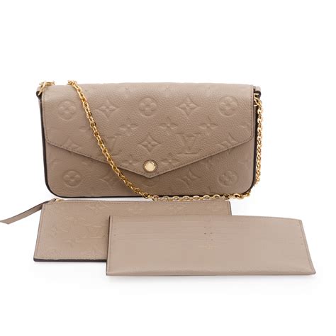 lv felicie pochette turtledove|Félicie Pochette LV Monogram Chain Bag .